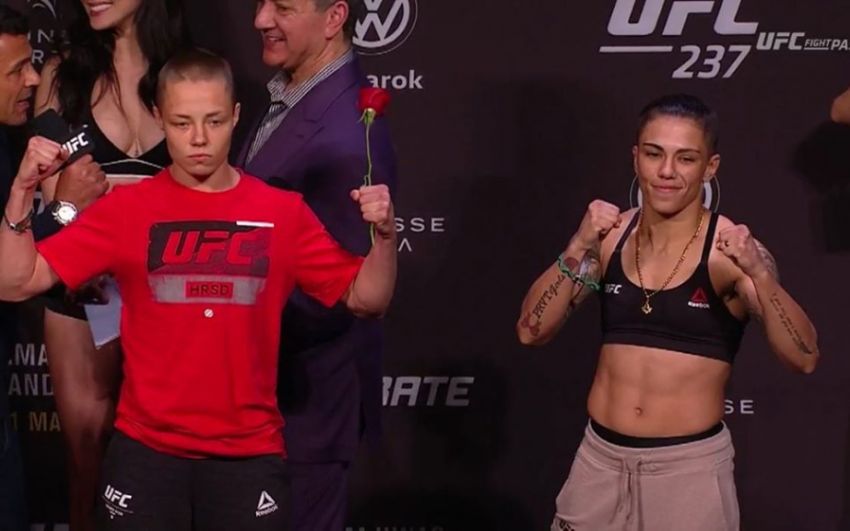 Видео боя Роуз Намаюнас - Джессика Андраде UFC 237