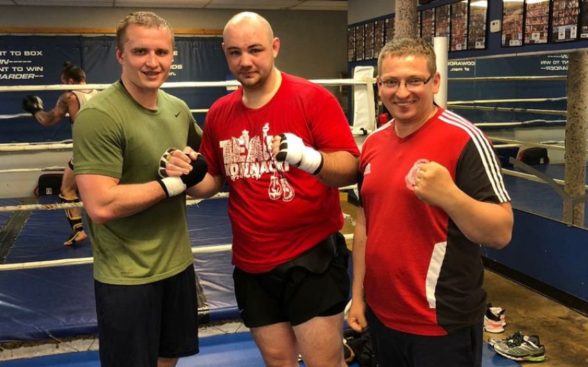Андрей Афонин спаррингует с Адамом Ковнацким (+фотографии со спарринга)