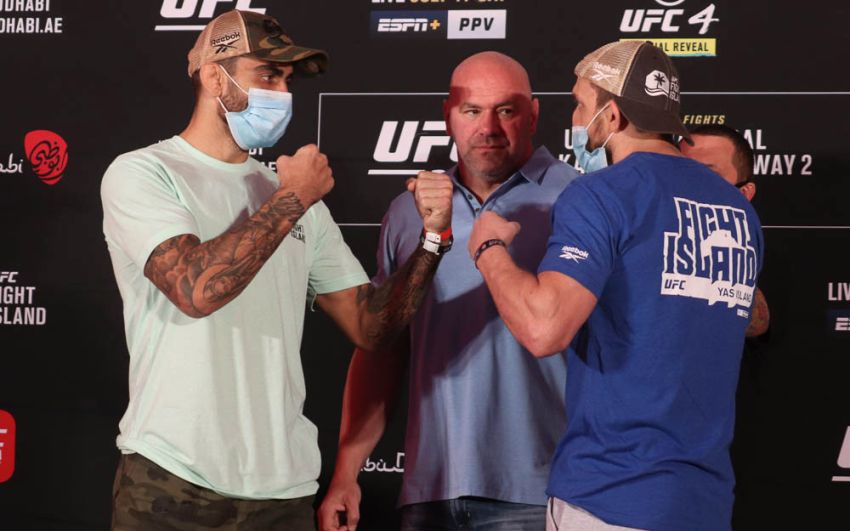 Видео боя Муслим Салихов - Элизеу Залески дос Сантос UFC 251