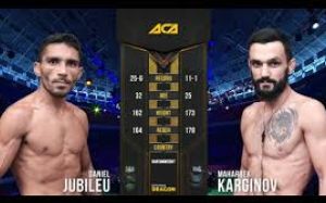 Видео боя Дэниель Джубилеу - Махарбек Каргинов на ACA 98 - Fight Day