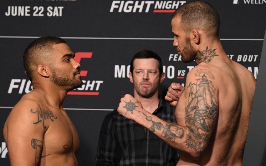 Видео боя Дерон Винн - Эрик Спайсли UFC Fight Night 154 