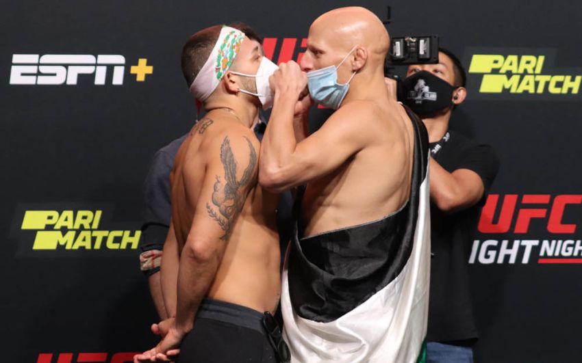 Видео боя Али Алькаиси - Ирвин Ривера UFC on ESPN+ 32