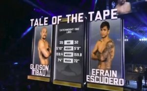 Видео боя Глейсон Тибау – Эфрейн Эскудеро Golden Boy MMA