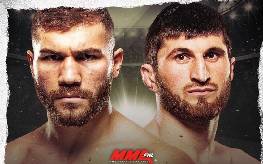 Магомед Анкалаев против Иона Куцелабы на турнире UFC в Норфолке
