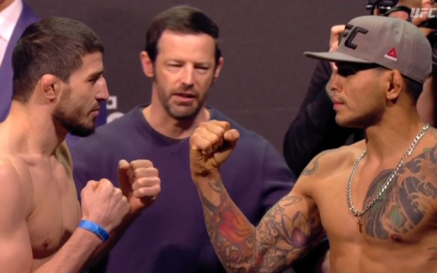 Видео боя Рустам Хабилов - Диего Феррейра UFC Fight Night 145