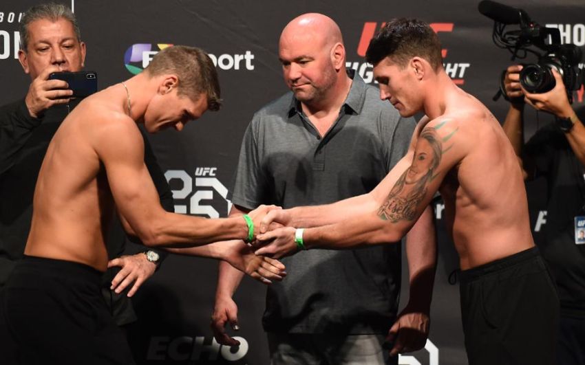 Турнир UFC Fight Night 130 в Ливерпуле посетило 8520 человек