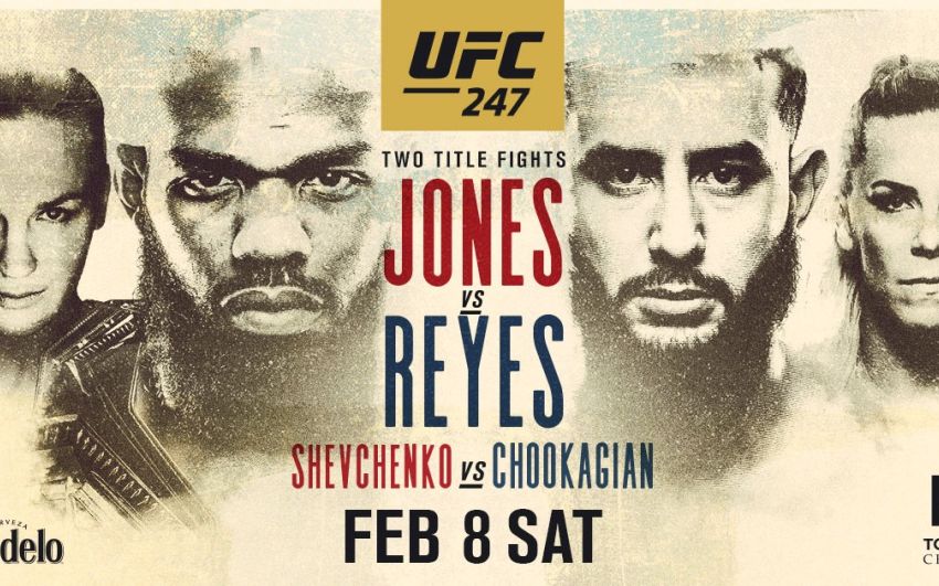 Файткард турнира UFC 247: Джон Джонс - Доминик Рейес, Валентина Шевченко - Кэтлин Чукагян
