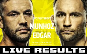 Результаты турнира UFC on ESPN 15: Фрэнки Эдгар - Педро Муньос