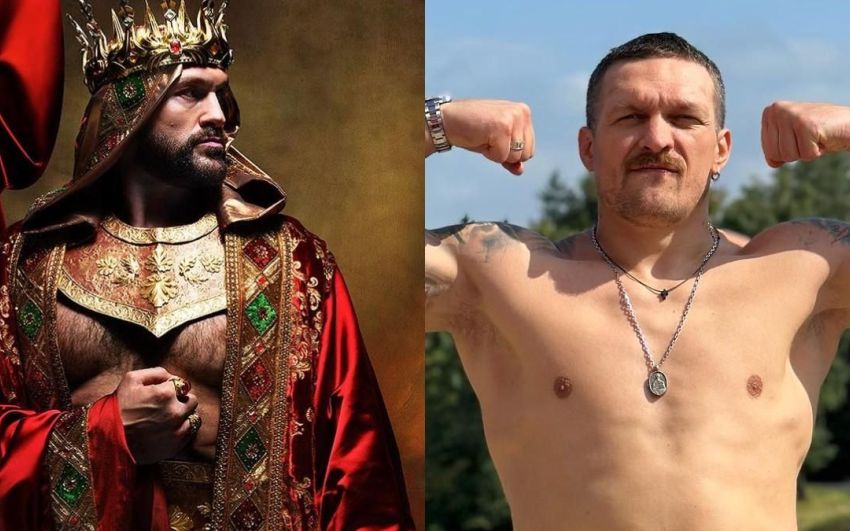 Александр Усик обратился к Тайсону Фьюри: "Ты король с голой задницей"