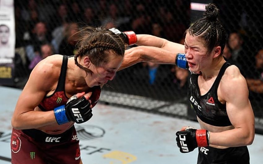 Вейли Жанг победила Йоанну Енджейчик в ожесточенном поединке на UFC 248
