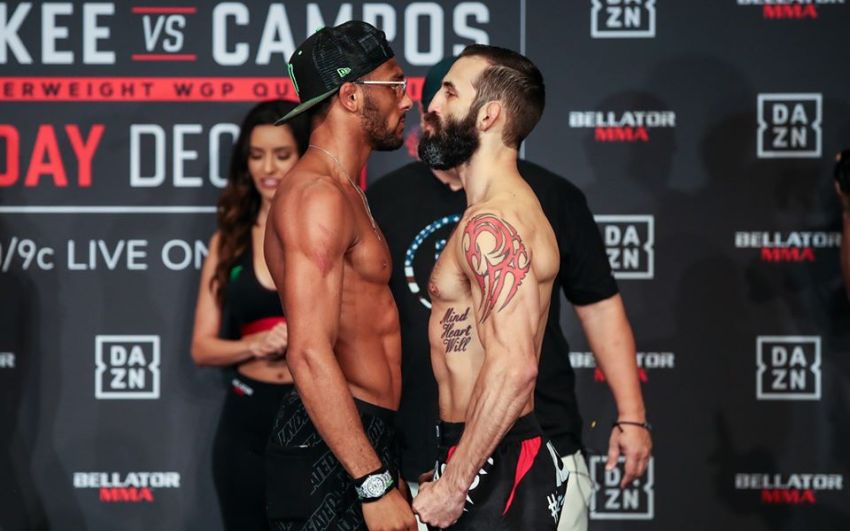 Эй Джей МакКи финишировал Дерека Кампоса на Bellator 236