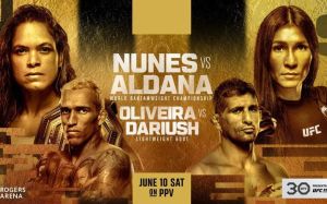 Файткард турнира UFC 289