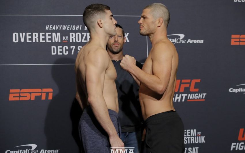 Видео боя Джо Солецки - Мэтт Уиман UFC on ESPN 7