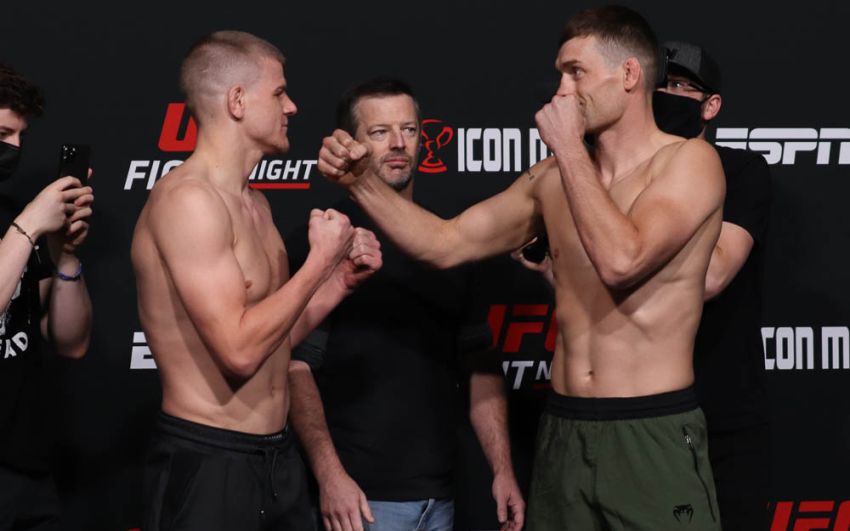Видео боя Грант Доусон - Рикки Гленн UFC Fight Night 196