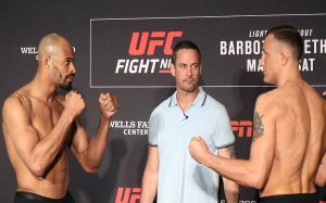 Видео боя Джек Херманссон - Дэвид Бранч UFC on ESPN 2