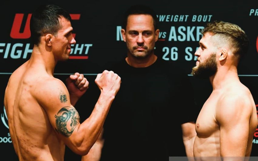 Видео боя Рафаэль Физиев - Алекс Уайт UFC Fight Night 162