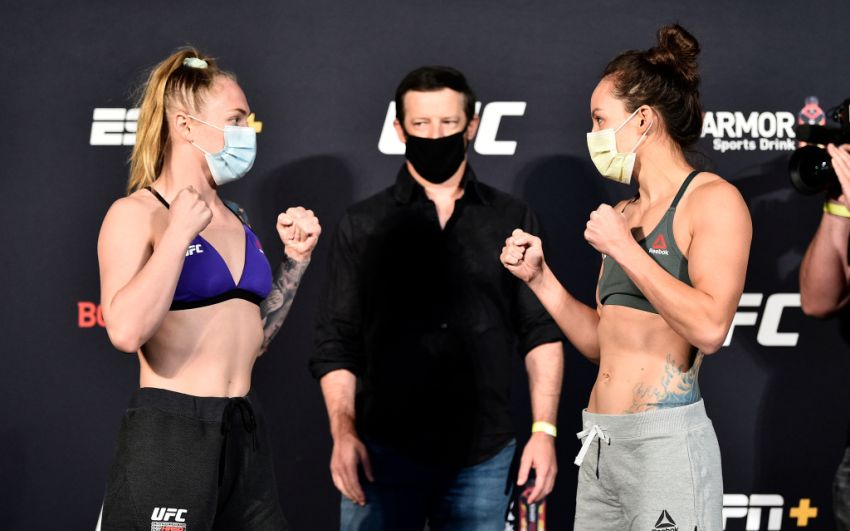 Видео боя Джин Ю Фрей - Кэй Хансен UFC on ESPN 12