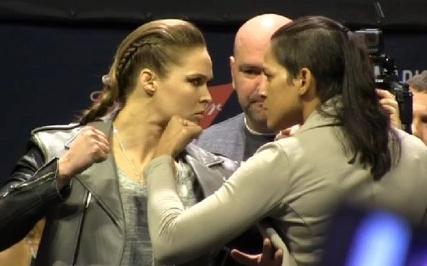 Дана Уайт объясняет поспешный уход Роузи со сцены после стердауна к UFC 207 