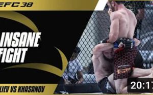 Видео боя Алихон Хасанов - Исляр Алиев EFC 38