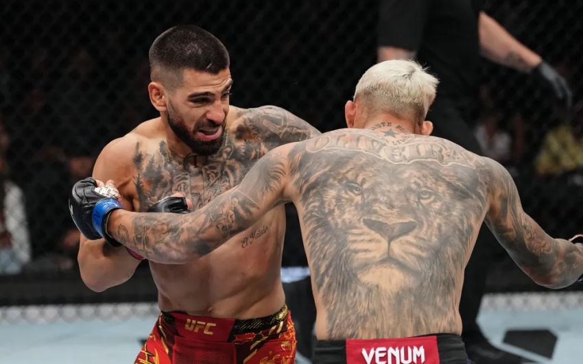 Илия Топурия снес Чарльза Оливейру в первом раунде на UFC 317 и стал чемпионом легкого веса