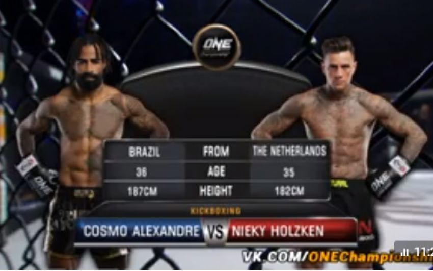 Видео боя Никки Хольцкен - Космо Александре One Championship: Warrior's Dream