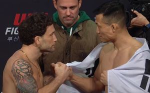 Церемония взвешивания перед UFC Fight Night 165: Фрэнки Эдгар - "Корейский Зомби"