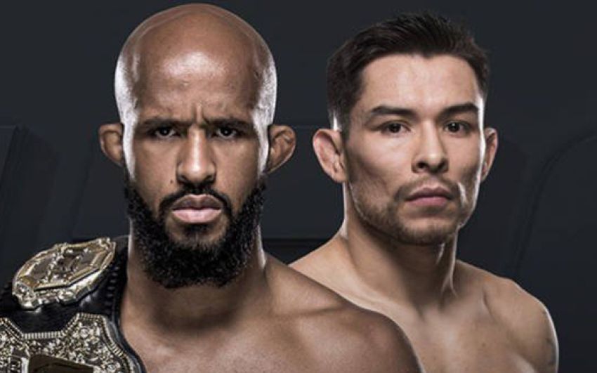 Видео боя Деметриус Джонсон - Рэй Борг UFC 216