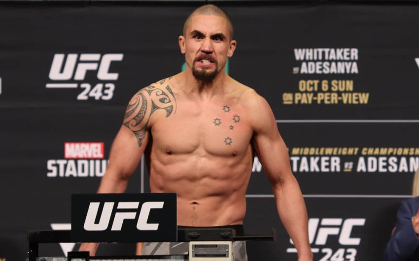 Результаты взвешивания турнира UFC 243: Роберт Уиттакер - Исраэль Адесанья