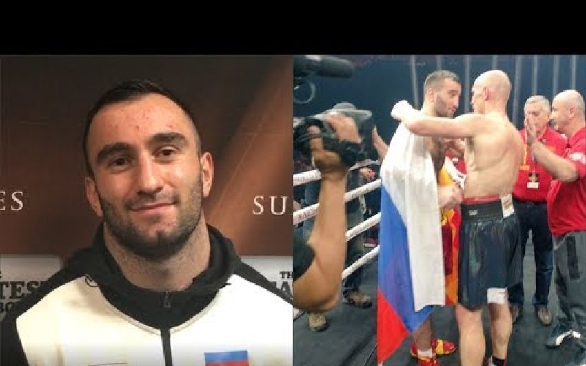 Реакция Мурата Гассиева на победу нокаутом над Влодарчиком