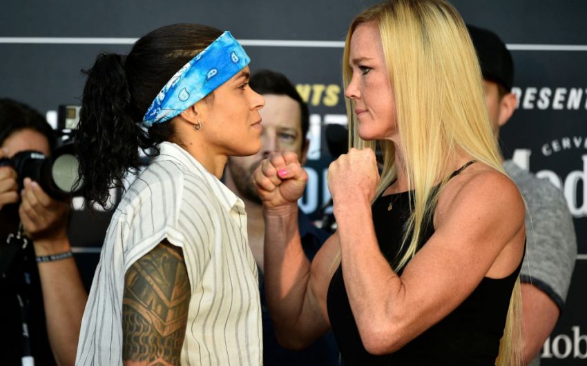 Видео боя Аманда Нуньес - Холли Холм UFC 239