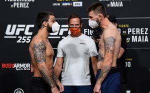 Видео боя Тим Минс - Майк Перри UFC 255
