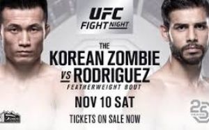 РП ММА №34: UFC Fight Night 139 Корейский Зомби vs. Яир Родригес 