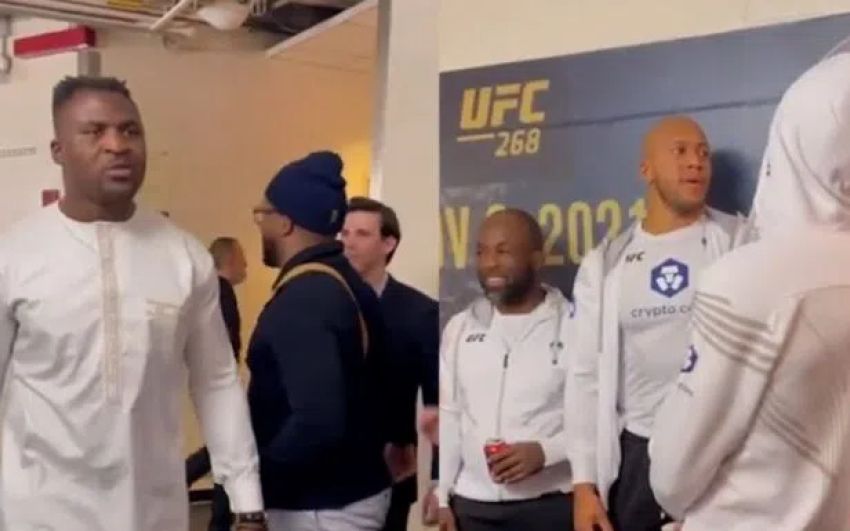 Фрэнсис Нганну считает, что в UFC хотели спровоцировать скандал между ним и Сирилом Ганом