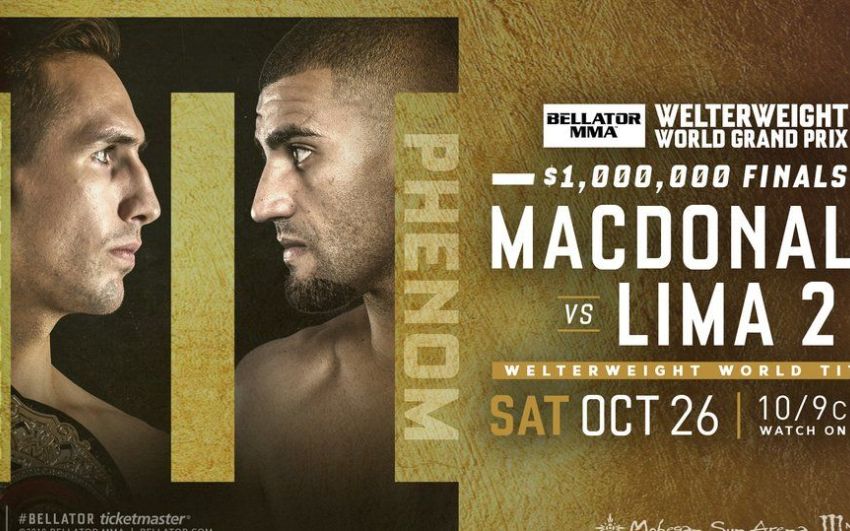 Bellator 232 Рори МакДональд - Даглас Лима 2. Смотреть онлайн прямой эфир