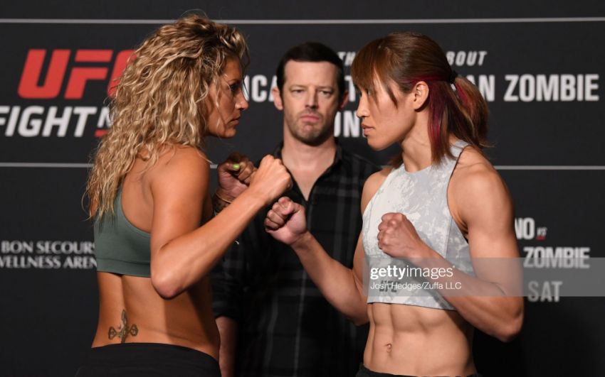 Видео боя Эшли Йодер - Сиюри Кондо UFC Fight Night 154 