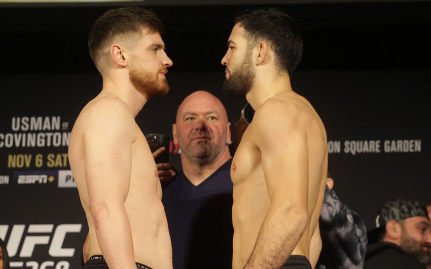 Видео боя Эдмен Шахбазян - Нассурдин Имавов UFC 268