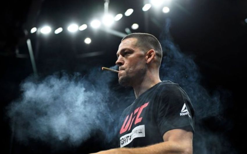 Нейт Диас рассказал о том, что он курил на открытой тренировке в преддверии UFC 241