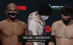 Видео боя Халид Муртазалиев – Фабио Агуйяр Bellator 255