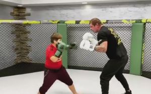 Александр Емельяненко провел спарринг с сыном Кадырова