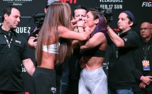 Видео боя Синтия Кальвилло - Кортни Кейси UFC on ESPN 1