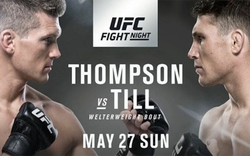 Прямая трансляция UFC Fight Night 130: Стивен Томпсон - Даррен Тилл