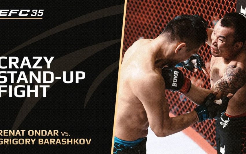 Видео боя Ренат Ондар – Григорий Барашков EFC 35