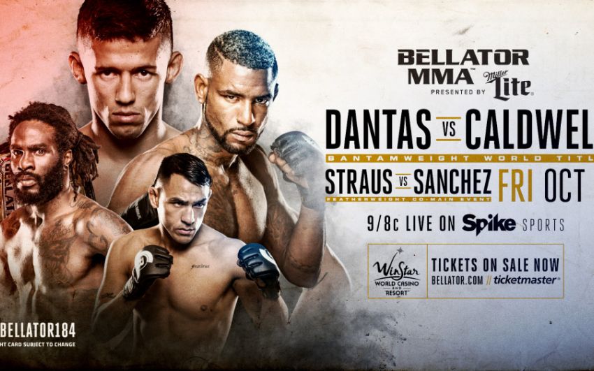 Прямая трансляция Bellator 184: Дантас - Колдуэлл
