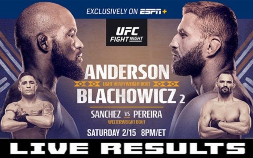 Результаты турнира UFC Fight Night 167: Кори Андерсон - Ян Блахович 2