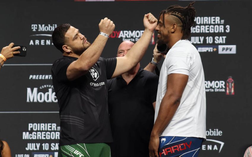 Видео боя Грег Харди - Тай Туиваса UFC 264