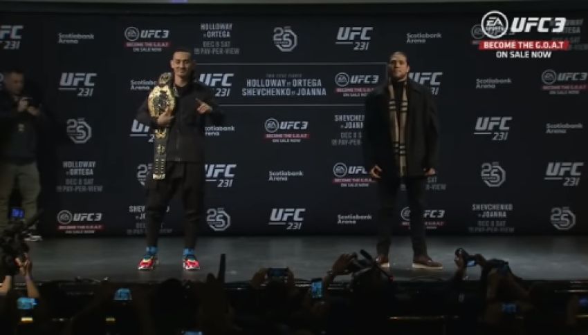 Битва взглядов хедлайнеров турнира UFC 231: Холлоуэй - Ортега