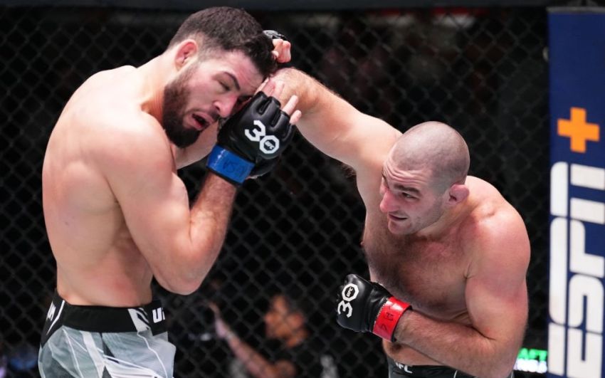 Видео боя Нассурдин Имавов - Шон Стриклэнд UFC Fight Night 217
