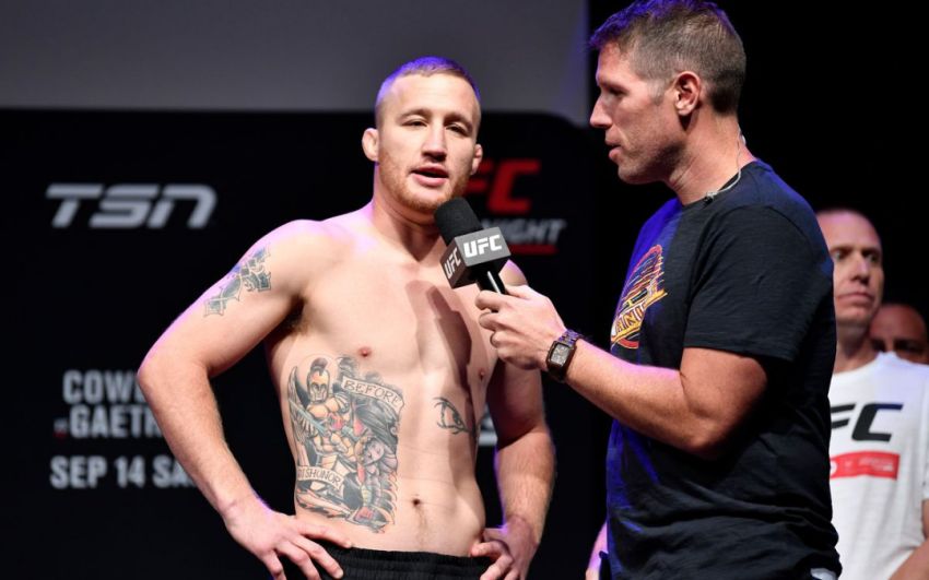 Джастин Гэтжи отреагировал на отмену турнира UFC 249