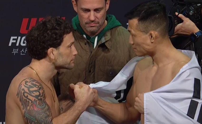 Церемония взвешивания перед UFC Fight Night 165: Фрэнки Эдгар - "Корейский Зомби"