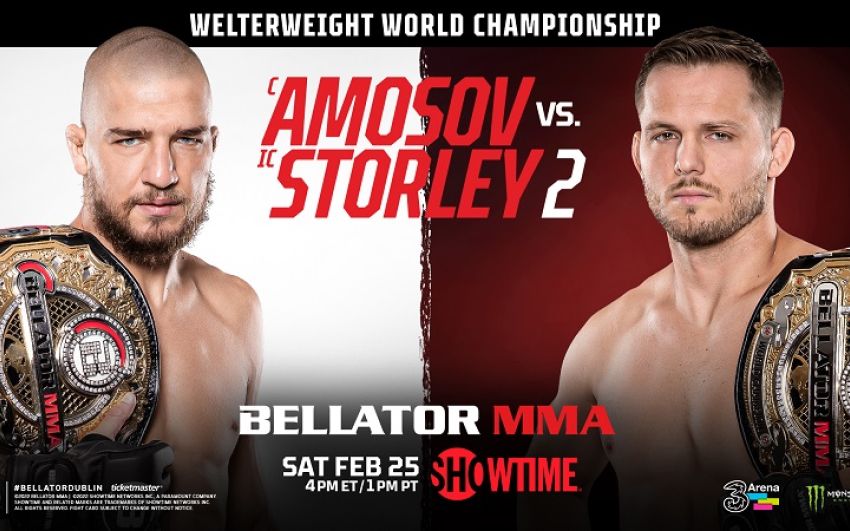 Ярослав Амосов и Логан Сторли встретятся в реванше на Bellator 291